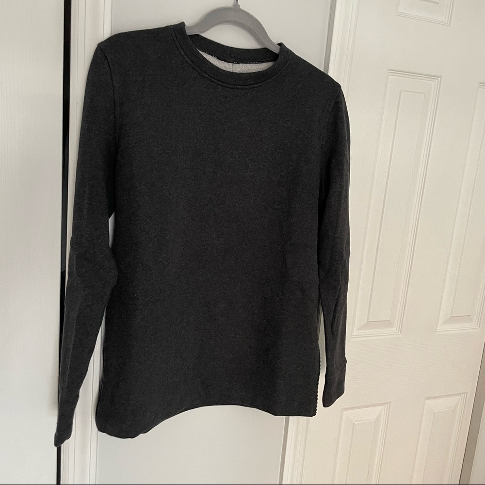 Lululemon Yes Fleece Pullover Size 4 Dark Grey